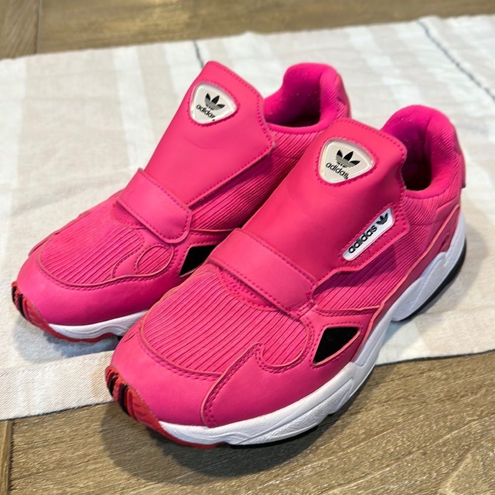 **SOLD LOCALLY ** Adidas Pink Falcons